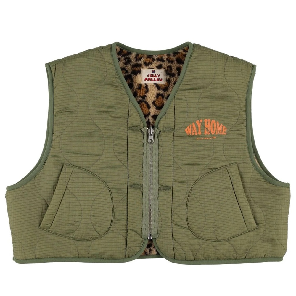 Jellymallow
Reversible nylon & cotton printed vest KIDS. 8-9 year
